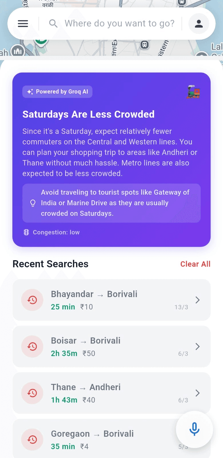 M-Indicator 2.0 AI travel insights